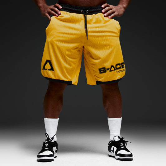 Mesh Shorts | Yellow
