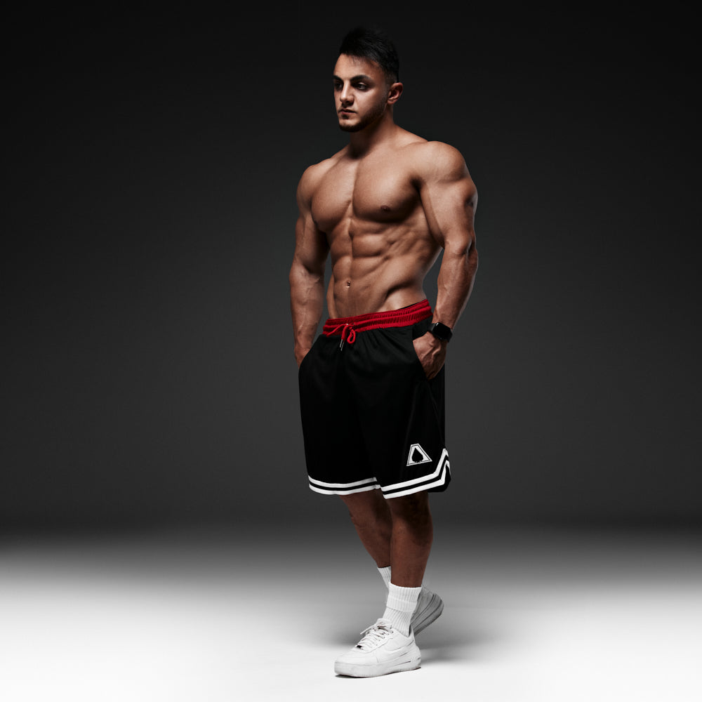 Double Mesh Shorts | Black