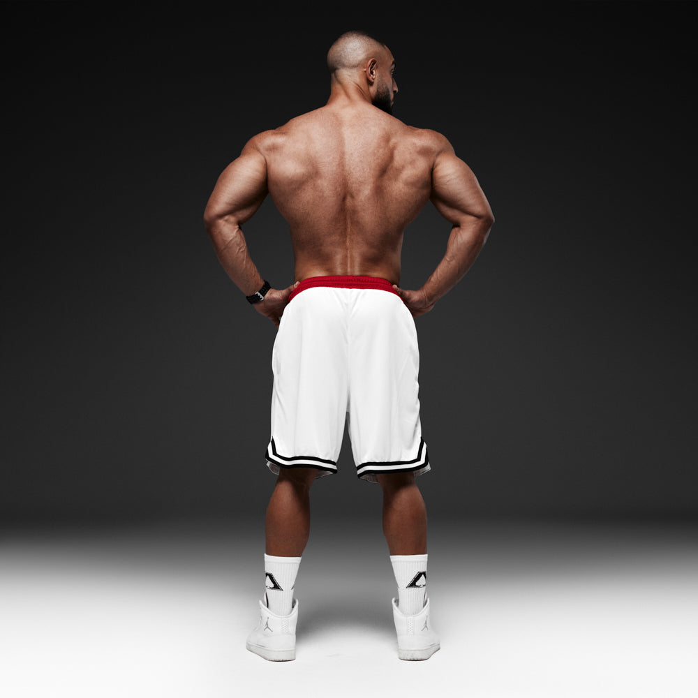 Double Mesh Shorts | White