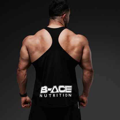 Y-Back Tank Top | Black